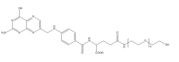 FA-PEG1000-SH，SH-PEG-FA，巯基聚乙二醇叶酸