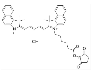 Cy5.5 NHS ester|Cy5.5 N-羟基琥珀酰亚胺酯|CAS:1469277-96-0
