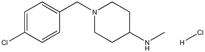cas:1261230-51-6|1-[(4-chlorophenyl)methyl]-N-methylpiperidin-4-amine:hydrochloride