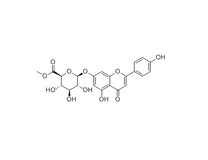 Apigenin 7-O-methylglucuronide| 芹菜素-7-O-β-D-葡萄糖醛酸甲酯|cas: 53538-13-9