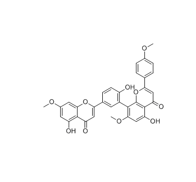 Heveaflavone|橡胶树双黄酮|cas: 23132-13-0