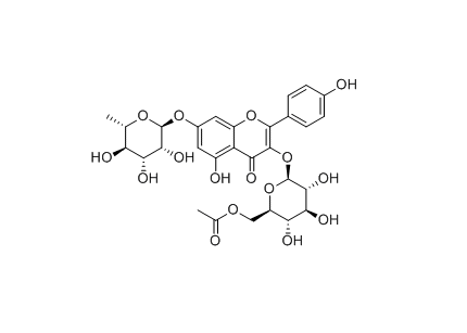Kaempferol 3-O-(6&#039;&#039;-O-acetyl)glucoside-7-O-rhamnoside|cas: 66465-24-5