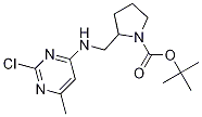 cas:1261231-13-3|2-[(2-Chloro-6-methyl-pyrimidin-4-ylamino)-methyl]-pyrrolidine-1-carboxylic acid tert-butyl ester