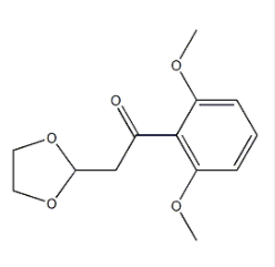 1-(2,6-Dimethoxy-phenyl)-2-(1,3-dioxolan-2-yl)-ethanone|cas1263365-51-0