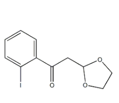 2-(1,3-Dioxolan-2-yl)-1-(2-iodo-phenyl)-ethanone|cas1263365-44-1