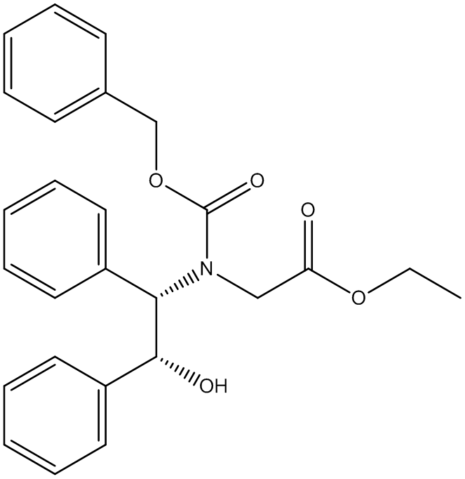 cas:169453-10-5|Ethyl 2-(((benzyloxy)carbonyl)((1S,2R)-2-hydroxy-1,2-diphenylethyl)amino)acetate