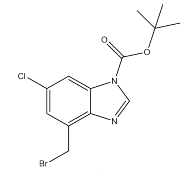 tert-Butyl 4-(bromomethyl)-6-chloro-1H-benzo[d]imidazole-1-carboxylate,CAS: 942317-90-0