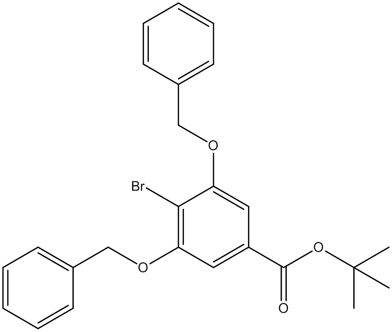 cas:158980-57-5|tert-Butyl 3,5-bis(benzyloxy)-4-bromobenzoate