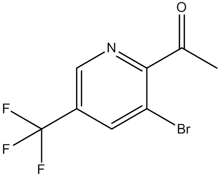 cas:1048384-87-7|1-(3-溴-5-(三氟甲基)吡啶-2-基)乙酮