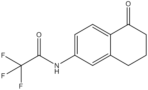 cas:90401-87-9|2,2,2-Trifluoro-N-(5-oxo-5,6,7,8-tetrahydronaphthalen-2-yl)acetamide