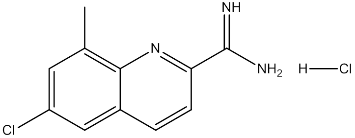 cas: 1179360-07-6|6-Chloro-8-methylquinoline-2-carboximidamide hydrochloride