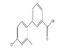 间(2-甲基-4-氯苯基)苯甲酸,CAS:916220-05-8