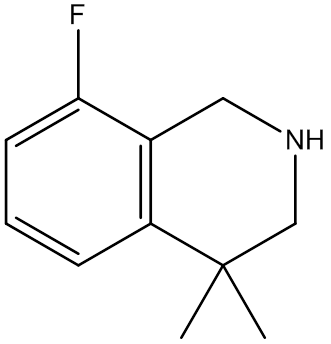 cas:1203683-58-2|8-Fluoro-4,4-dimethyl-1,2,3,4-tetrahydroisoquinoline