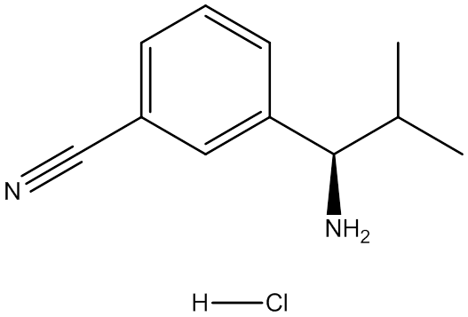 cas:1212205-80-5|(R)-3-(1-Amino-2-methylpropyl)benzonitrile hydrochloride