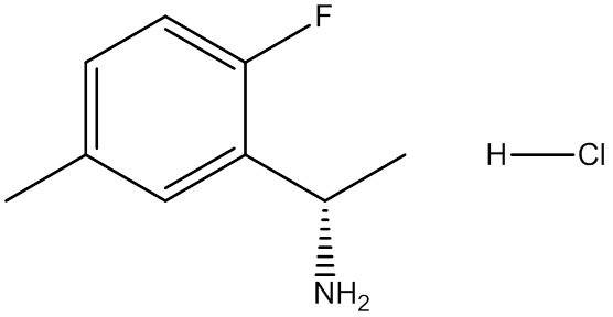 cas:1217443-60-1|(S)-1-(2-Fluoro-5-methylphenyl)ethanamine hydrochloride