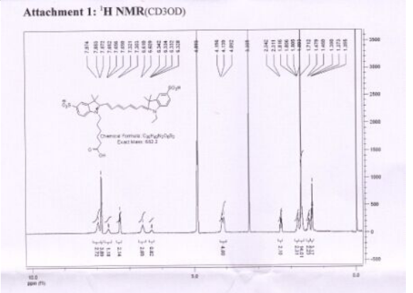 Cy7近红外荧光染料,CAS:943298-08-6，Cy7标记糖类，蛋白，多肽，氨基酸，药物定制合成