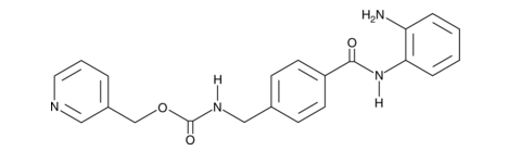 荧光标记MS275-CY5.5，花菁染料CY5.5标记MS-275 (CAS 209783-80-2)