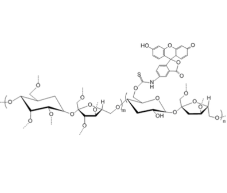 FITC-Polysucrose 荧光素标记聚蔗糖,FITC-CM-polysucrose,聚蔗糖是由蔗糖与环氧氯丙烷交联合成的聚合物