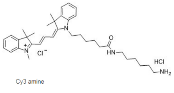 Cy3 amine，CAS:2247688-56-6，Cyhaiine3 amine/NH2 荧光染料