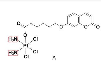 Coumarin-CDDP，绿色荧光香豆素标记顺铂