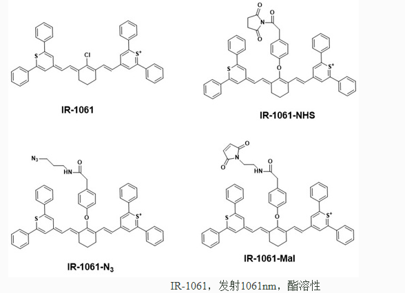 近红外二区荧光染料-新品介绍（IR-1080，Flav7，IR-1048）