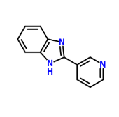cas1137-67-3|2-(3-吡啶基)苯并咪唑|分子量:195.220