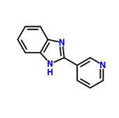 1622455335128536.png cas1137-67-3|2-(3-吡啶基)苯并咪唑|分子量:195.220
