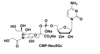 1623728090752072.png 腺苷-5'-单磷酸-N-羟乙酰神经氨酸二钠盐,cas98300-80-2,CMP-Neu5Gc,CMP-N-glycolylneuraminic acid