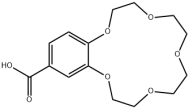 cas56683-55-7|4-羧基苯并-15-冠醚-5|(BENZO-15-CROWN 5-ETHER)-4&#039;-CARBOXYLIC ACID