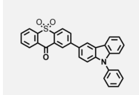 TXO-PhCz|CAS1623010-64-9|2-(9-苯基-9-氢-咔唑-3-基)-10,10-二氧-9-氢-噻吨-9-酮