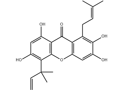 cas740810-42-8|7,9,12-三羟基-2,2-二甲基-2H,6H-吡喃并[3,2-B]氧杂蒽-6-酮​