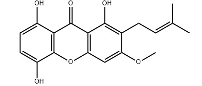 ​cas110187-11-6|1,5,8-三羟基-3-甲氧基-2-异戊烯基氧杂蒽酮