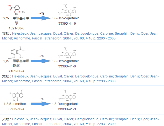 cas33390-41-9|1,3,5-三羟基-2,4-双(3-甲基-2-丁烯基)氧杂蒽酮