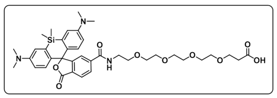SiR-PEG4-COOH 硅基罗丹明-四聚乙二醇-羧基