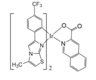 磷光铱配合物(mtfpmt)2Ir(3-IQA)的光致发光性能
