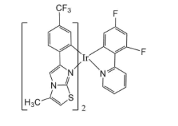 金属铱配合物 Ir(III)–CN或 Ir(III)–OCN配合物