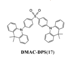 基于DMAC-DPS 热激活延迟荧光(TADF)材料制得的器件