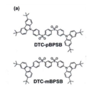 蓝光热活化延迟荧光(TADF)分子DTC-pBPSB和DTC-mBPSB的设计合成-