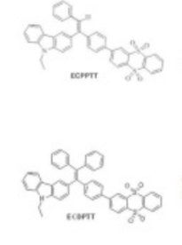 TADF材料新材料：具有苯基乙烯-双咔唑结构的AIE化合物PPBC和DPPBC，ECPPTT和ECDPTT，噻蒽衍生物tCzDSO2和3tCzDSO2