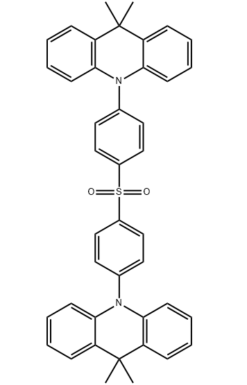 ​DMAC-DPS,cas1477512-32-5，双[4-(9,9-二甲基-9,10-二氢吖啶)苯基]硫砜