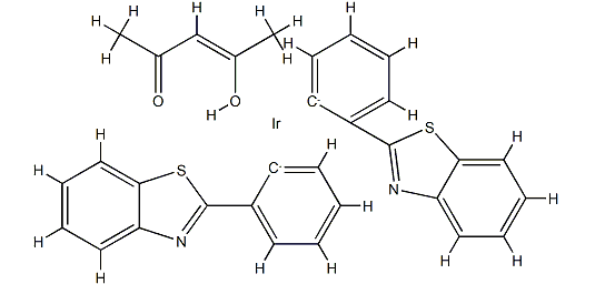 337526-88-2 ；Ir(bt)2 (acac)|(OC-6-33)-双[2-(2-苯并噻唑基-KN3)苯基-KC](2,4-戊二酮酸-KO,KO&#039;)铱