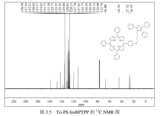 5-对- {4-[1-(2,4,5-三苯基)咪唑基]丁氧基苯基- 10,15,20-三苯基卟啉(Tri-Ph-ImBPTPP)紫色晶体