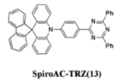 SpiroAC-TRZ，CAS:1980037-96-4，蓝色发光TADF材料