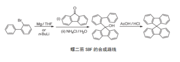 以螺二芴(SBF)为中心核的空穴传输材料的定制合成（一系列产品目录）