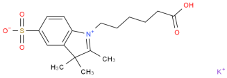 花菁染料|cas246516-15-4|1-羧戊基-2,3,3-三甲基吲哚-5-硫酸钾（新品目录）