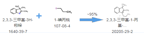2,3,3-三甲基-1-丙基-3H-吲哚碘|cas20205-29-2花菁染料(新推试剂）