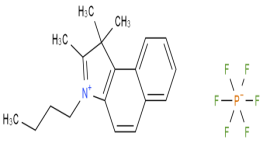 cas545387-09-53-丁基-1,1,2-三甲基-1H-苯并[E]吲哚六氟磷酸盐花菁染料结构图