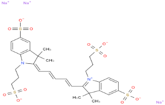 花菁染料cas190517-63-6|2-[5-[1,3-二氢-3,3-二甲基-5-磺酸基-1-(3-磺酸基丙基)-2H-吲哚-2-亚基]-1,3-戊二烯基]-3,3-二甲基-5-磺酸基-1-(3-磺酸基丙基)-3H-吲哚鎓内盐三钠盐
