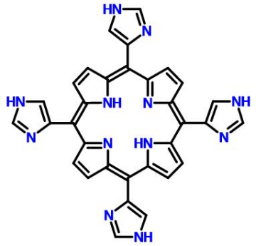 cas:110766-05-7|TImP|中-四（4-咪唑基）卟啉|meso-tetra(4-imidazolyl)porphyrin室温密封保存