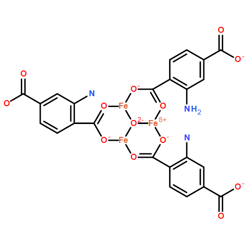 MOF:NH2-MIL-88B(Fe)金属有机骨架CAS:1341134-09-5